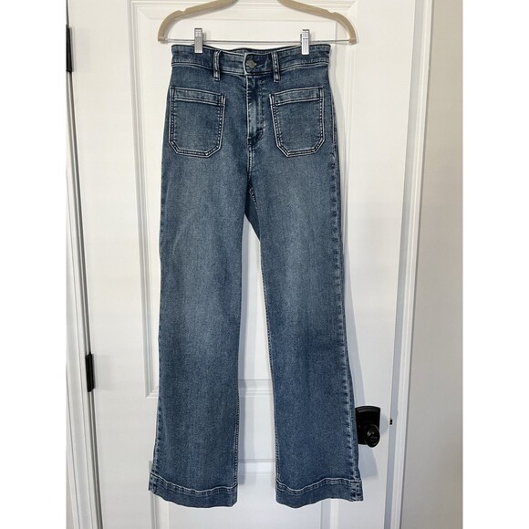 Faherty Stretch Terry Patch Pocket Jeans Size 28 EUC - Picture 3 of 8